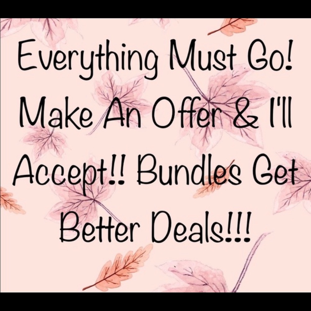 Bundle & save or make a reasonable offer😊